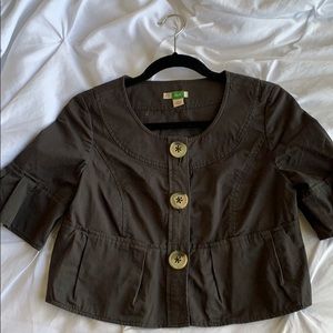 Peplum style jacket-petite